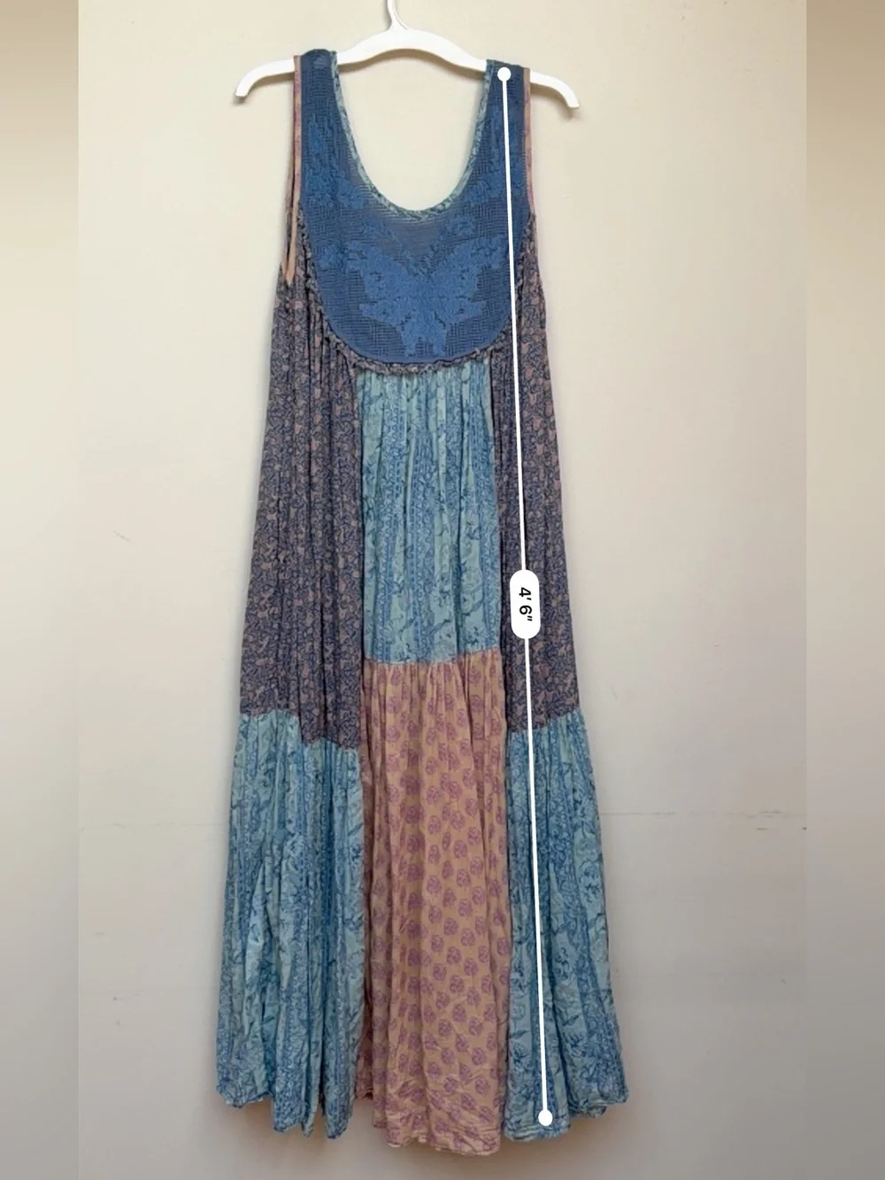 Free People Lost Palms Craft Maxi Dress | Size S